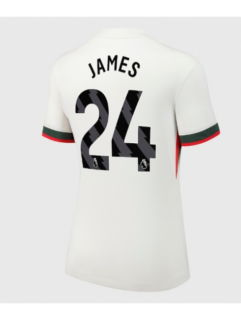 Chelsea Reece James #24 Auswärtstrikot für Frauen 2025-26 Kurzarm Chelsea Reece James #24 Auswärtstrikot für Frauen 2025-26 Kurzarm